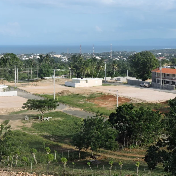 Vista del proyecto Brisas del Cerro con vista al Océano Atlántico